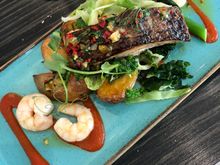 Our extremely delicious salmon dish