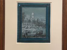 Drawing on Blue exhibit - Getty Museum