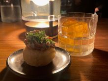 Hot smoked trout schmear