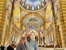 41.5 million glass mosaics were used to decorate the interior. Takes your breath away. As beautiful a church as I have ever seen.