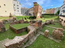 Ruins of the Roman Imperial Palace from 286AD
