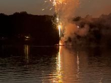 This is part of a 20 minute display a neighbor treats everyone to