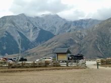 The car park at Castle Hill 