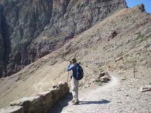 On the trail to Ptarmigan tunnel 