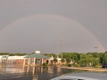 B's church after youth group meeting. Salisbury, MD