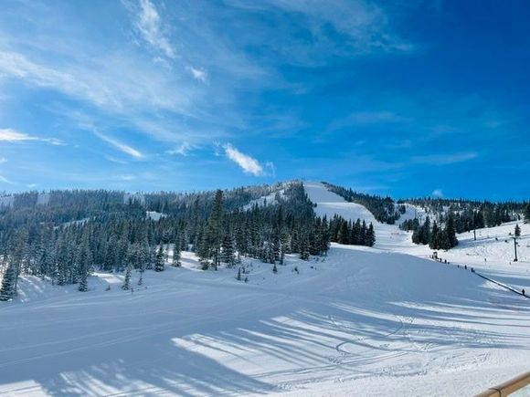 Took this as we were leaving. Showdown Montana! It’s the oldest continually running ski hill in Montana. It’s been family run forever.  I learned how to ski here when I was a kid as it was about 70 miles from my hometown.  We live in Great Falls about 60 miles away, and our daughter learned to ski here. (She cried on all the same runs I used to cry on…the circle of life, right? Today she hit all the black diamonds with me and beat me to the chair on most runs.)