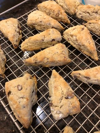 

Mini scones for tomorrow night reception.   For some reason I can now only post one photo at a time.  Anyone else having that problem?