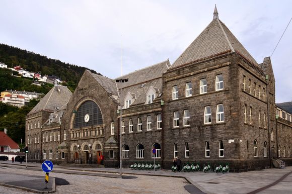 Bergen Train Station,  a quiet day  at the Station