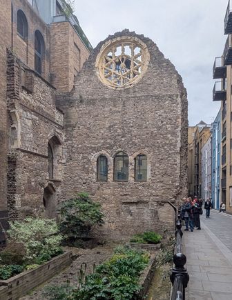 Winchester Palace ruins near Borough Market