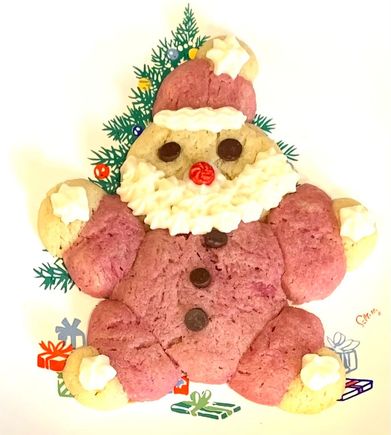Santa cookies 