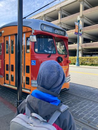 Riding the historic F-line streetcar 