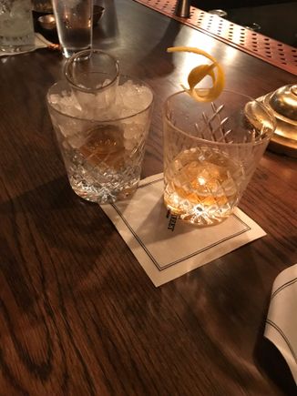 Sazerac and Moscow Mule at Dean Street Townhouse 