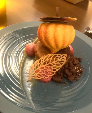 Dessert at Topolino’s which was almost too pretty to ear