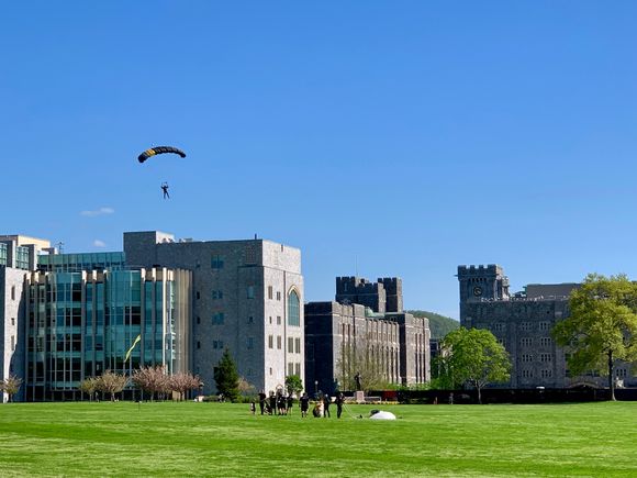  Cadets practicing their landings. 