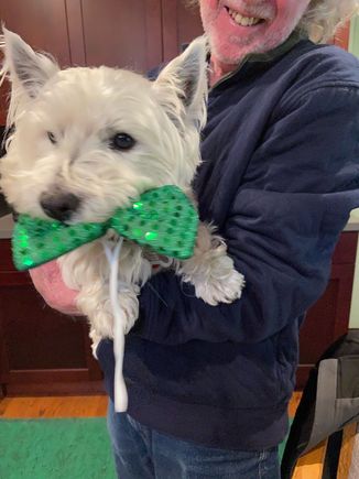 Barry not so keen on the holiday!