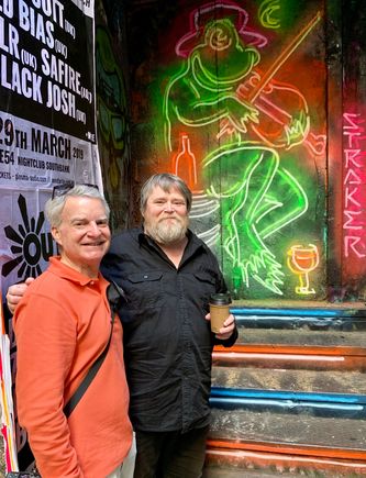 Some Melbourne street art for which the city is renown.