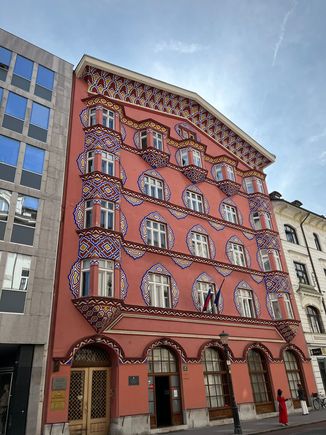 Interesting architecture of Ljubljana 