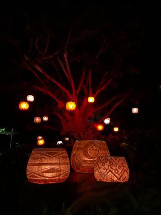 At the entry of the resort—how cool is that? I’d love to figure out how to make much smaller versions of the lights!