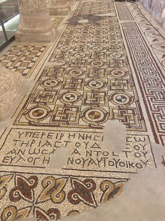 Mosaic in church