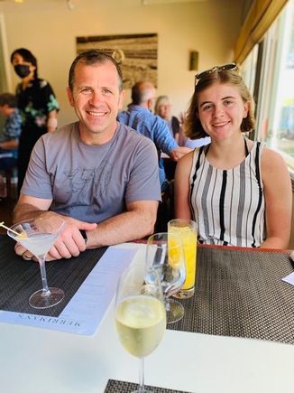 Lunch at Merriman’s in Waimea. 