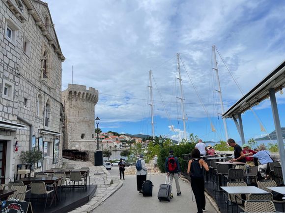 Shot along the Bayfront. Lots of restaurants.