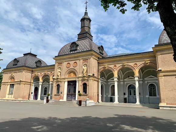 Mausoleum next to the cemetery 