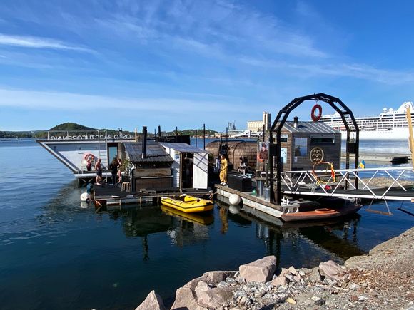 Saunas along side the Oslofjord 