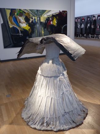 Sculpture made of resin and lead