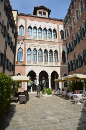 luxury hotel in a palazzo