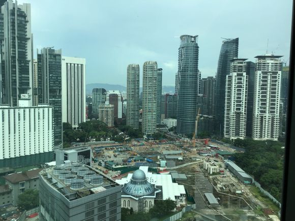 View from bathroom at Four Seasons