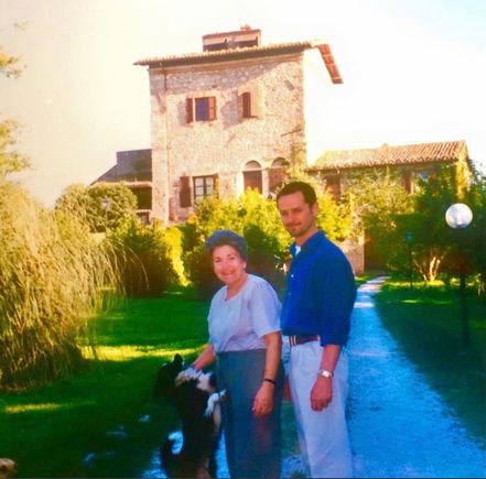 Our farmhouse stay for the weekend in Orvieto. 