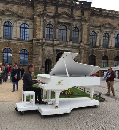 Dresden, Germany. He was really good!!