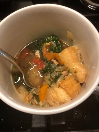 
A small cup for breakfast?  Why not :-)