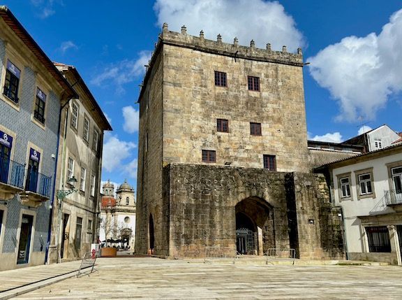 Torre da Porta Nova (new gate) is one of the last remains of the old city wall