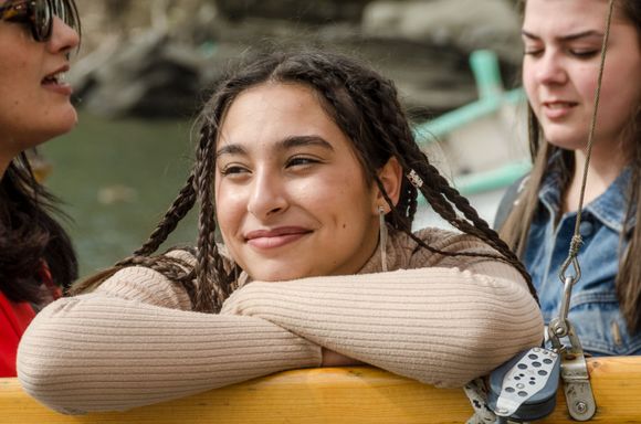 This visiting Naples teen OKed my request to take her photograph.
