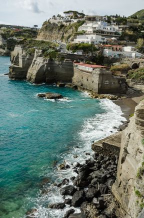 Sant Angelo is a great place to buy quality ceramic art. There is a wide variety of such pieces on sale there at shops where the isthmus starts to join with the Rock.