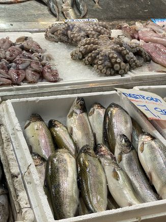 The large Central market - known for its fish and other local products