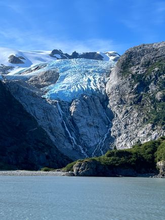 One of the side glaciers by Holgate - it used to be a tidewater glacier (meaning it terminus reaches the sea) - but no longer 