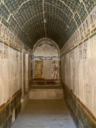 Altar room - photo taken through a screen!