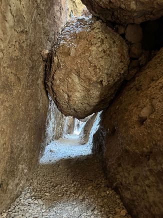 Talus rocks to limbo under!