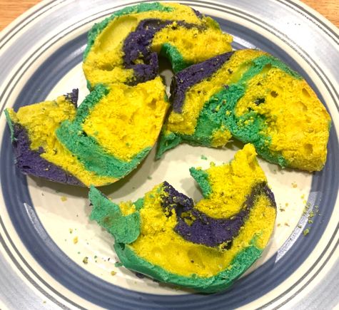 This is the very springlike bagel I ate