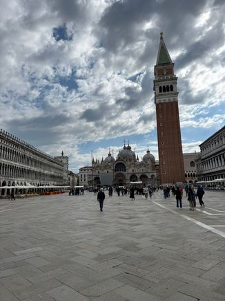 The immense and iconic Piazza San Marco