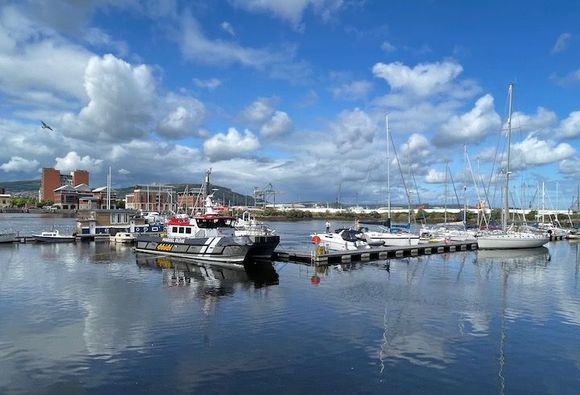 Harbor on the River Lagan
