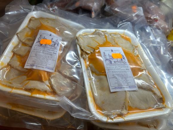 Pork slices in red lard to take home and heat up!!!!!
If only!!!!