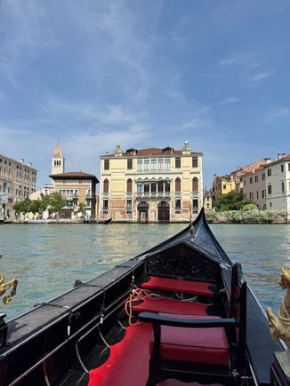 Entering the Grand Canal - just for a few minutes