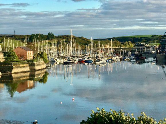 View of Kinsale Harbor from our room