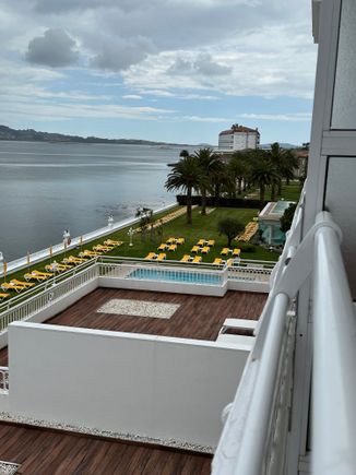 View from room at Eurostars La Toja