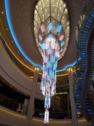 Atrium chandelier