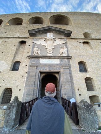 Approaching the castle