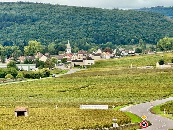 On our way to a very small winery